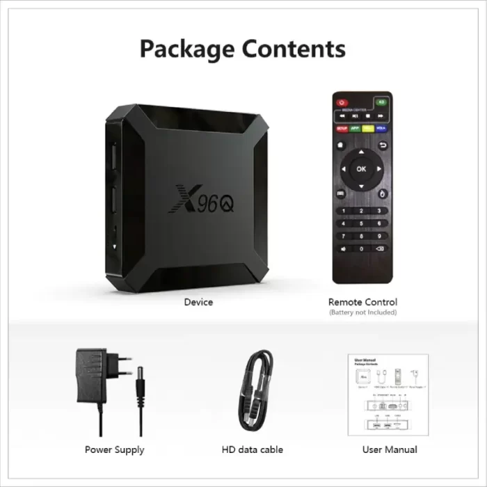 ⁦جهاز X96Q أندرويد بوكس⁩ - الصورة ⁦2⁩
